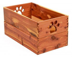 wooden pet toybox